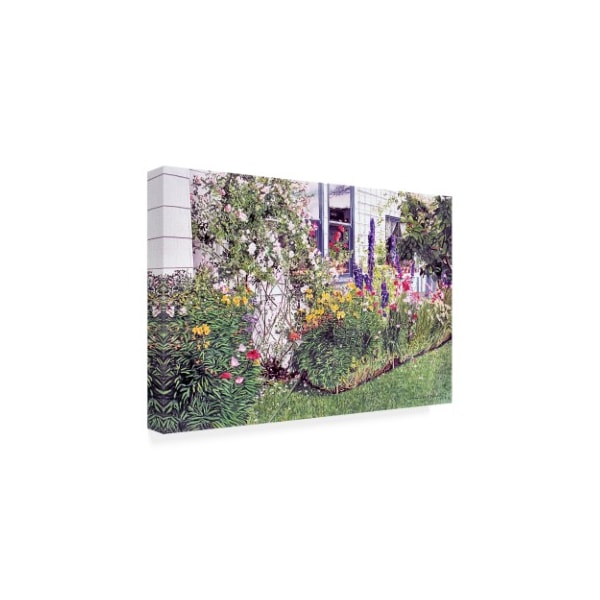 David Lloyd Glover 'The Garden On Niagara Street' Canvas Art,30x47